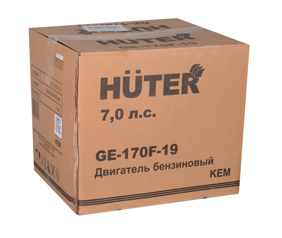 Двигатель бензиновый GE-170F-19 HUTER — изображение 9