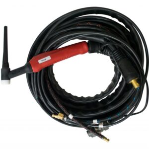 Горелка TIG 18 320A (100%), TIG 315, 4m, (Trak-50MMQ+б/р вода) с упр. разъёмами 2-3-5-7pin