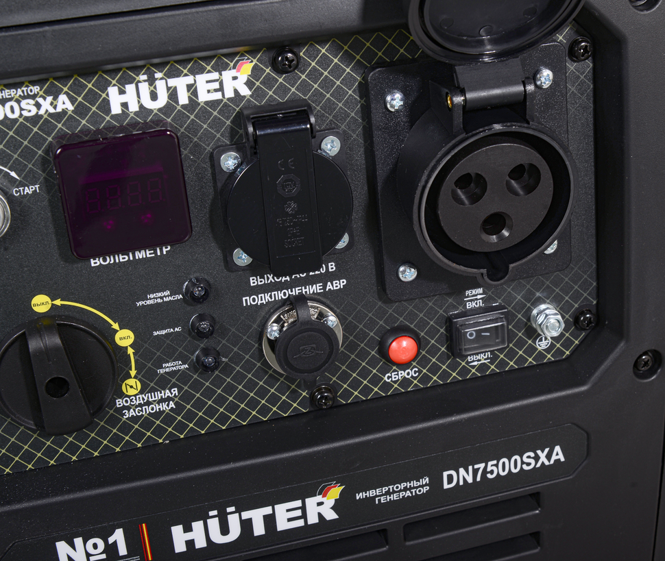 Инверторный генератор Huter DN7500SXA (электростартер) — изображение 6