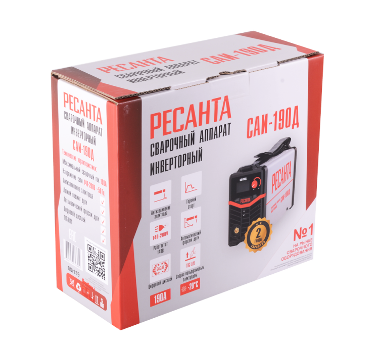 Сварочный аппарат инверторный Ресанта САИ-190Д — изображение 8