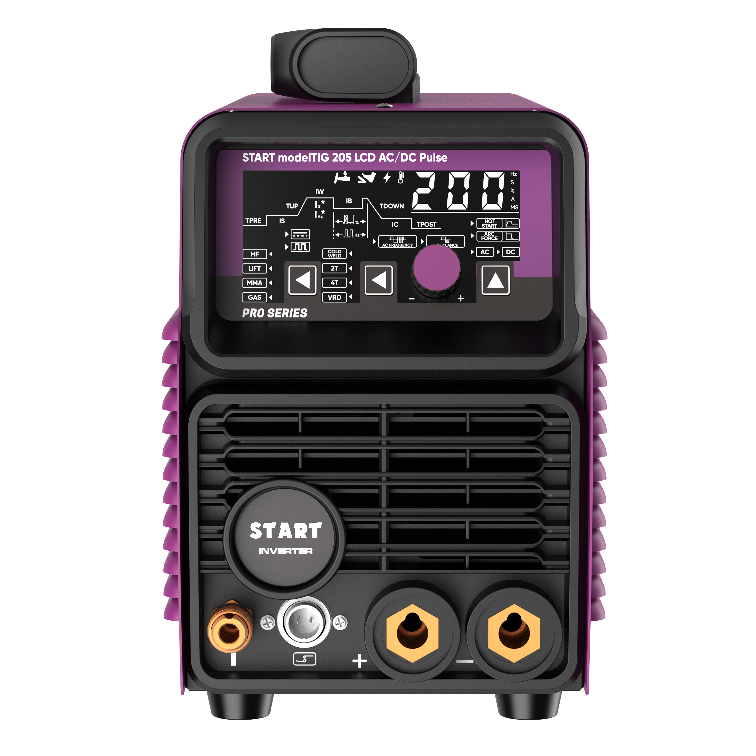 START modelTIG 205 LCD AC/DC TIG PULSE Установка аргонодуговой сварки 3W205APL — изображение 2