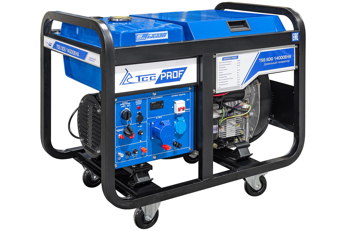 Дизель генератор TSS SDG 14000EHA — изображение 3