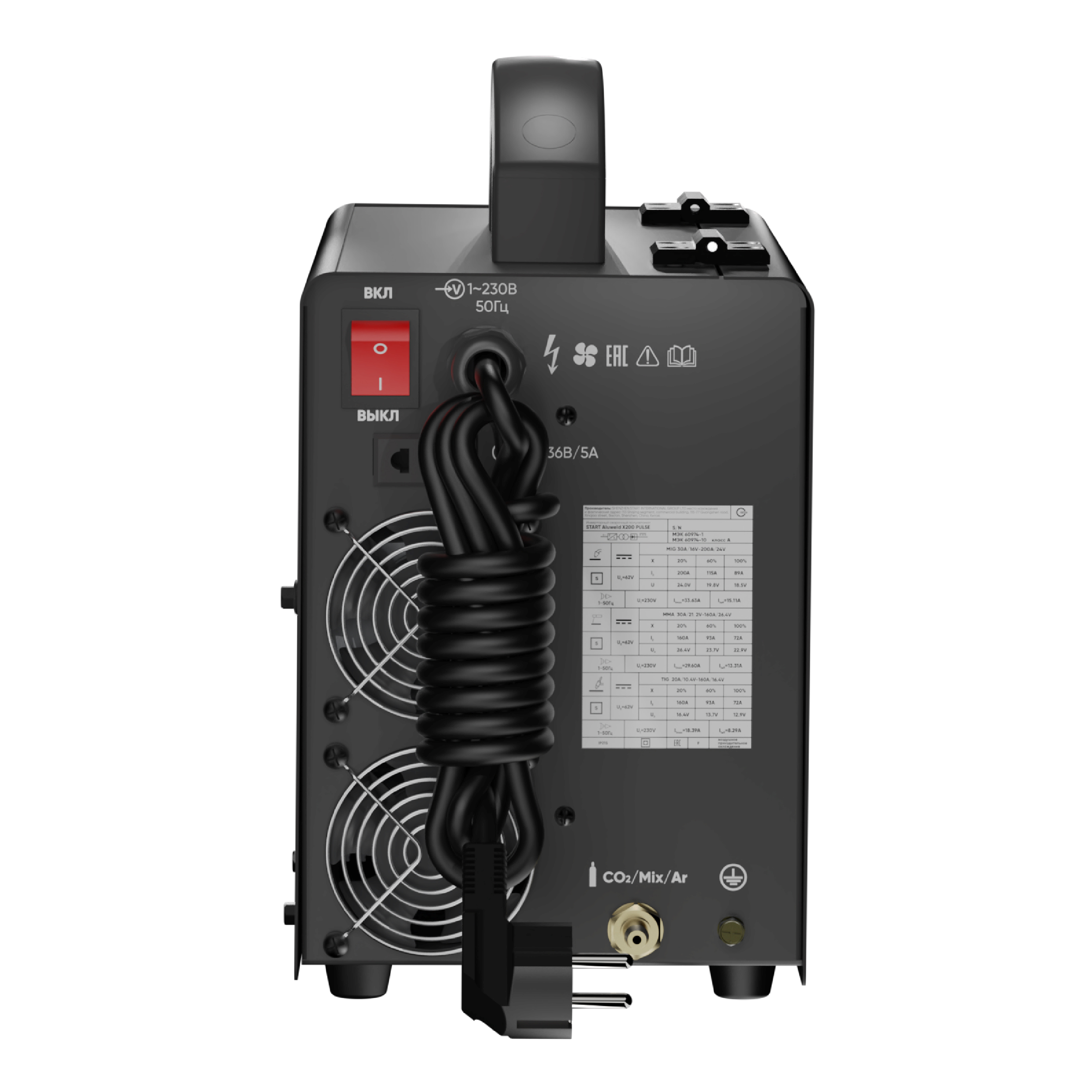 START ALUWELD X200 PULSE Сварочный полуавтомат 2ST200XP — изображение 3