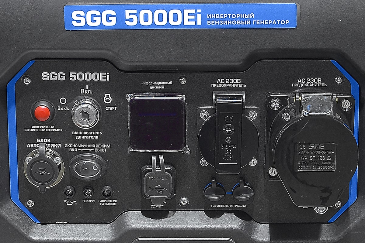 Бензогенератор инверторный TSS SGG 5000Ei — изображение 10