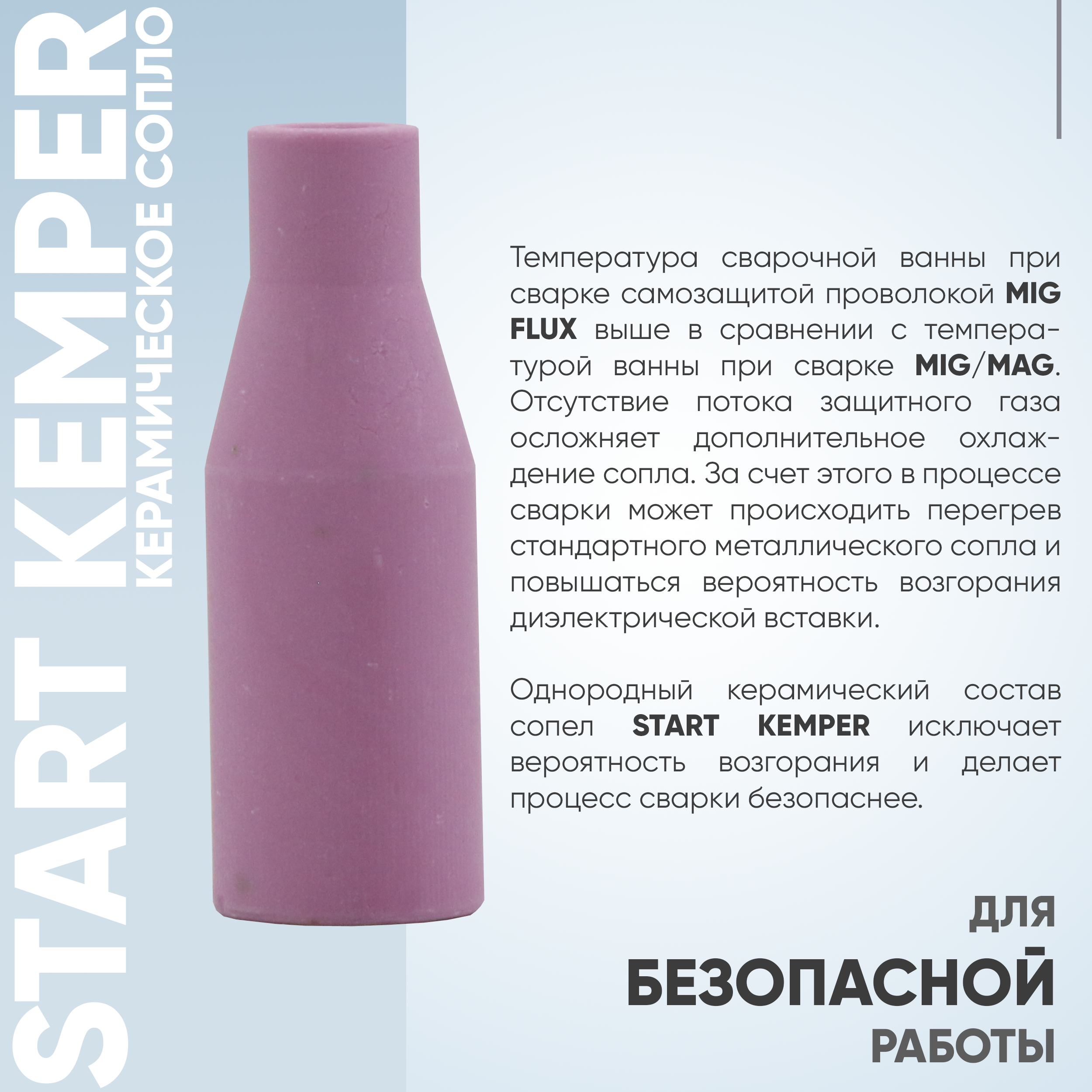 Сопло керамическое Start Kemper (MigLine-15) STM0016 — изображение 6