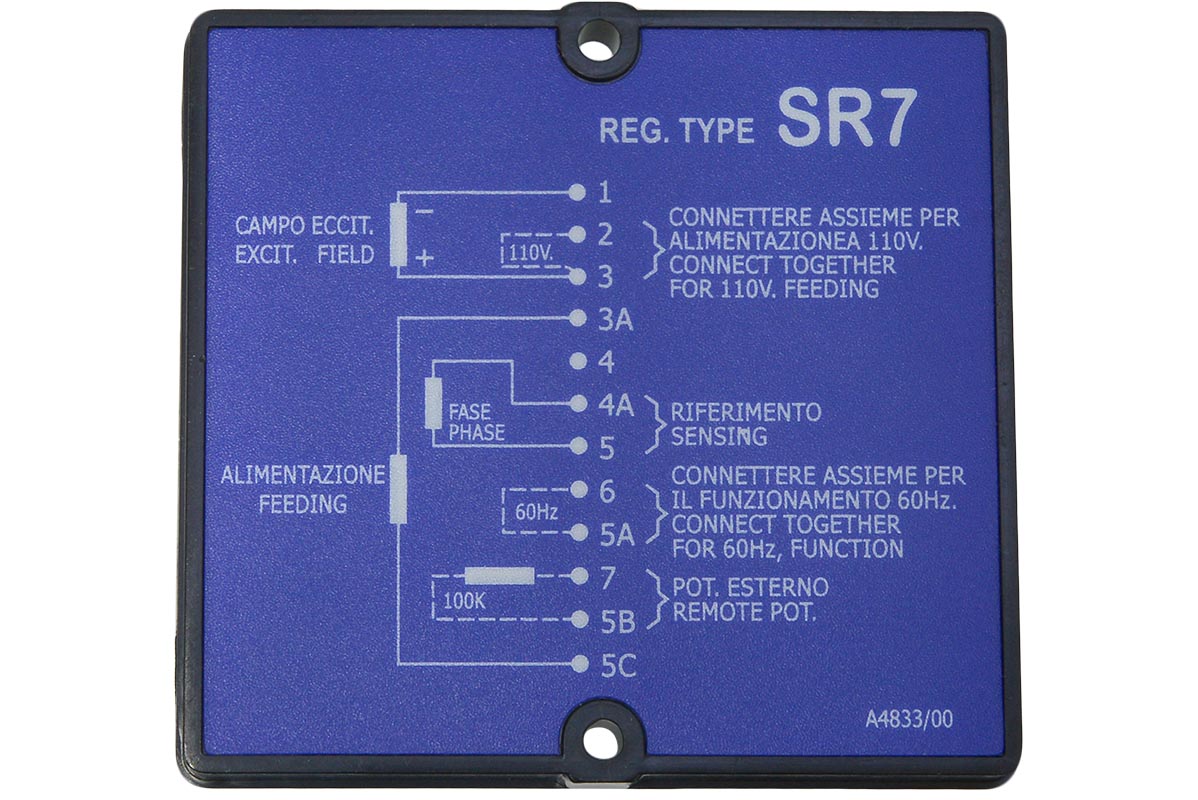 Регулятор напряжения Mecc Alte SR7-2G /SR7-2G AVR — изображение 4