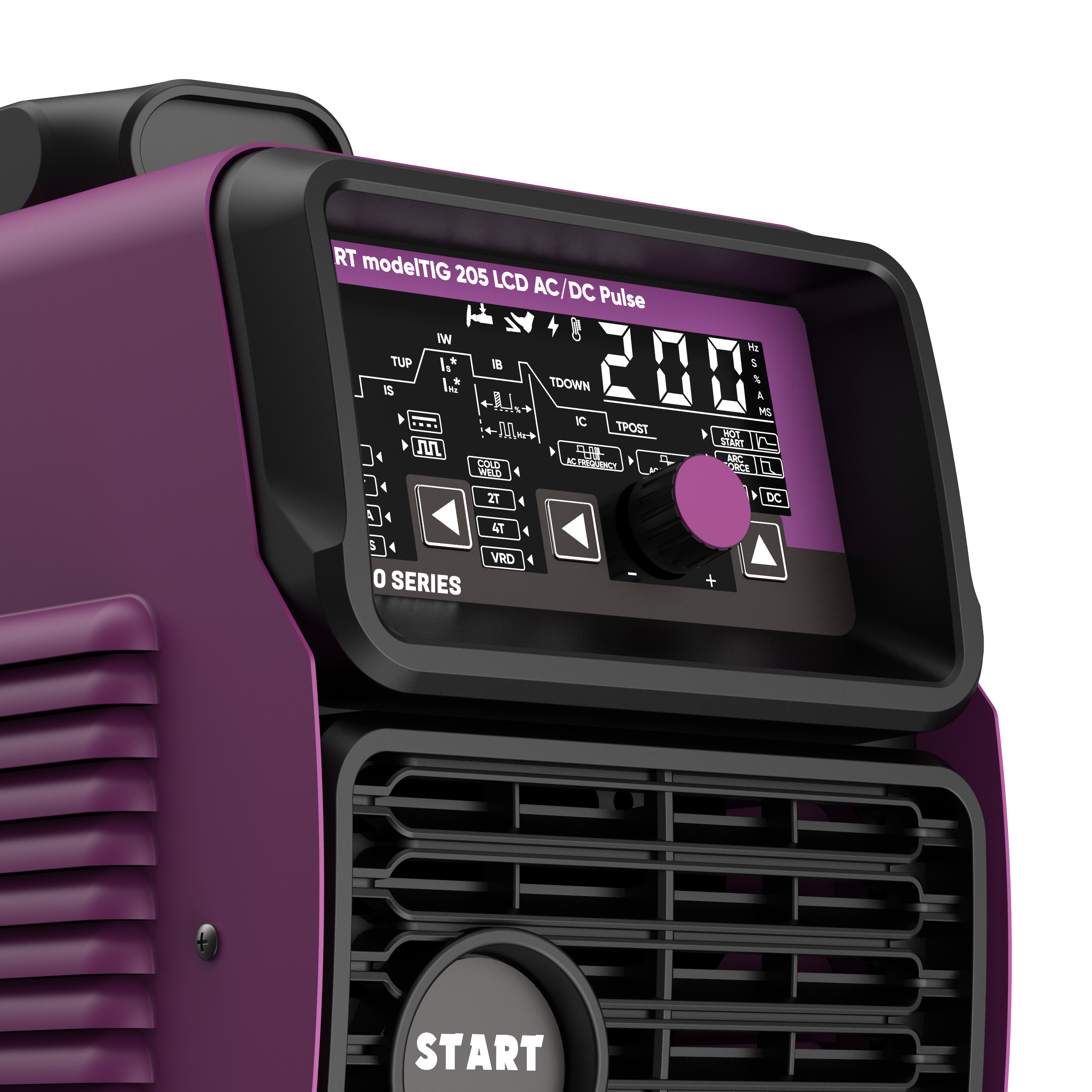 START modelTIG 205 LCD AC/DC TIG PULSE Установка аргонодуговой сварки 3W205APL — изображение 5