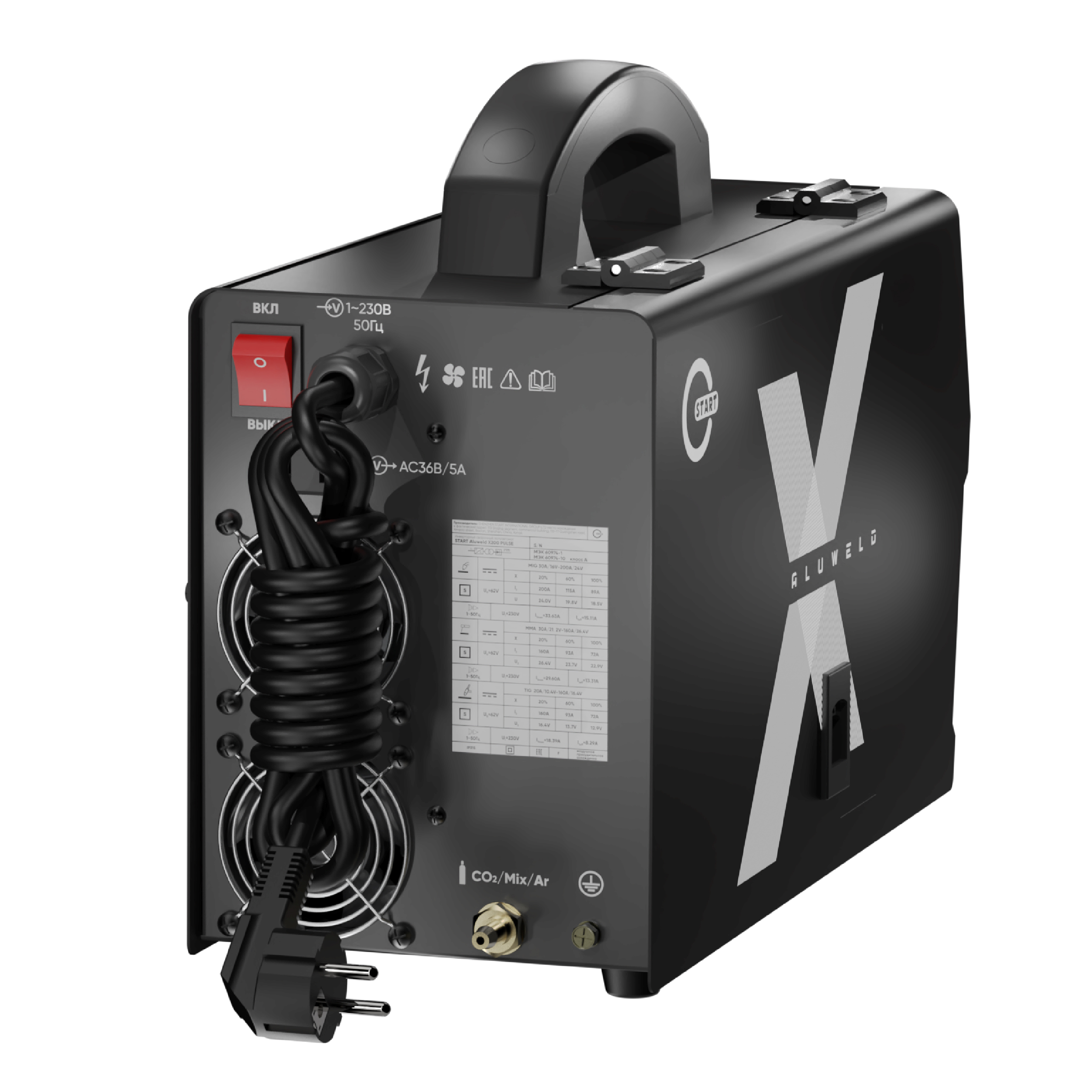 START ALUWELD X200 PULSE Сварочный полуавтомат 2ST200XP — изображение 4