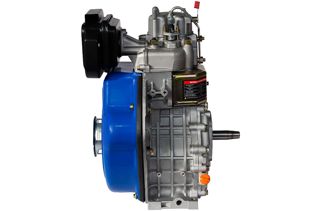 Двигатель дизельный 192F (B-тип, вал конус) - T0 / Diesel engine 192F — изображение 4