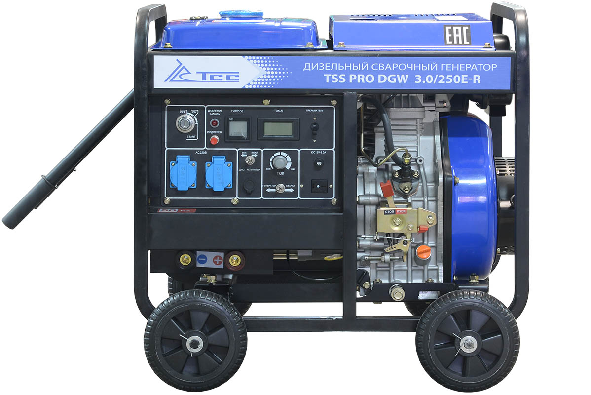 Дизельный сварочный генератор TSS PRO DGW 3.0/250E-R — изображение 3