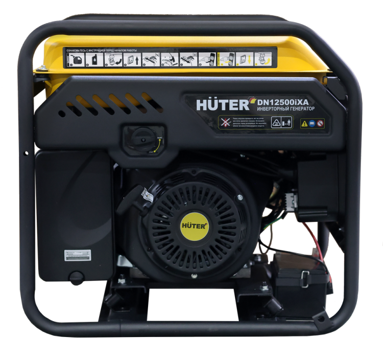 Инверторный генератор Huter DN12500iXA (электростартер) — изображение 3