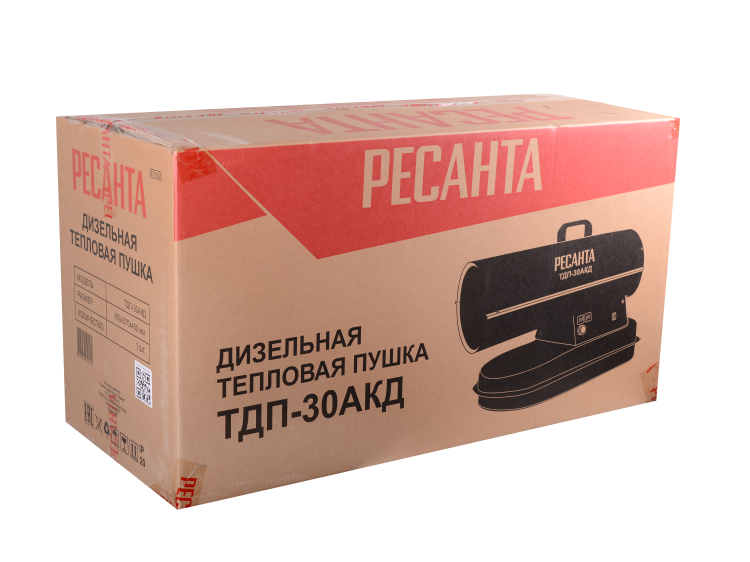 Тепловая дизельная пушка ТДП-30АКД Ресанта — изображение 7