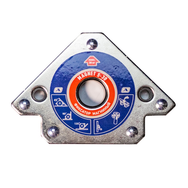Фиксатор магнитный Magnet S-30 (45°/90°/135°, усилие 30кг)