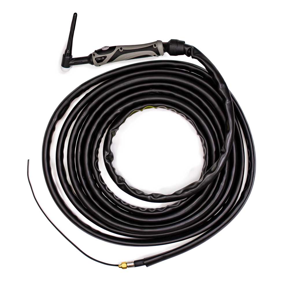 Горелка TIG 26F 180A(35%) M12x1, 8m гибкая (без управляющих разъемов)