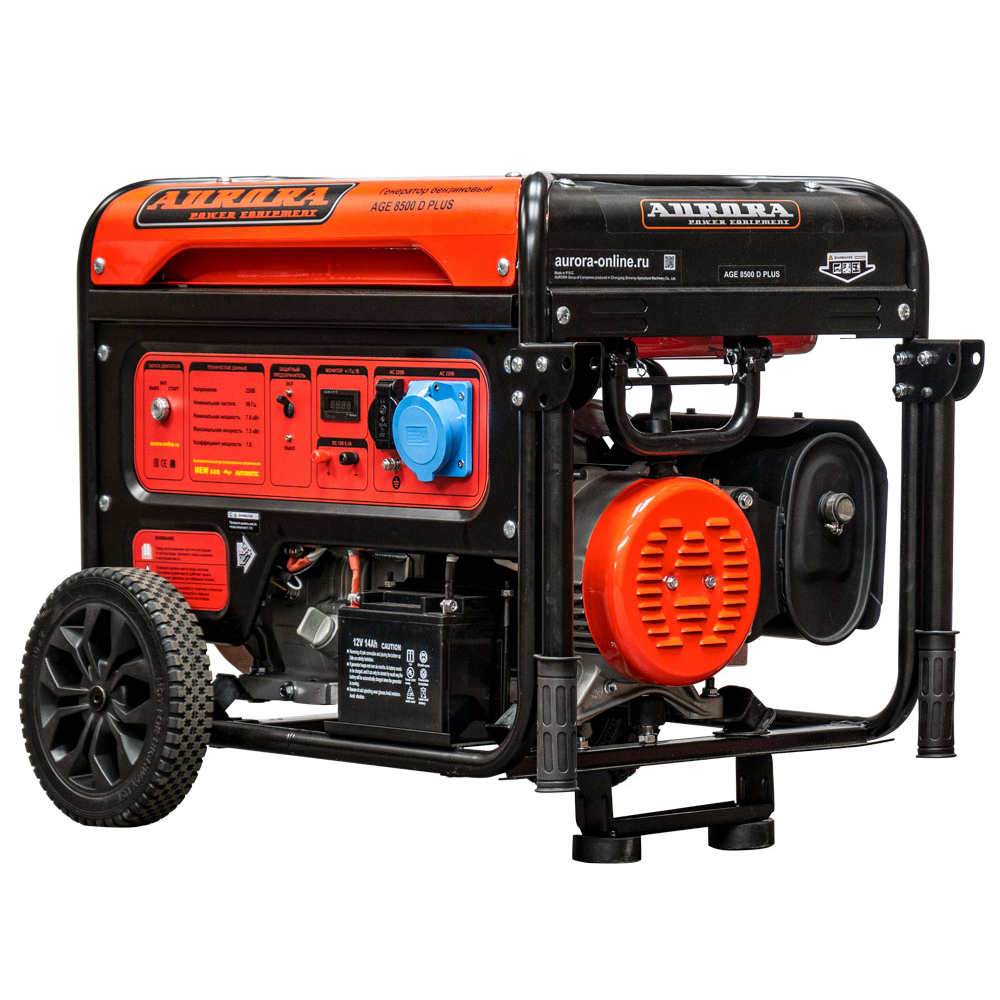 Бензогенератор Aurora AGE 8500 D PLUS